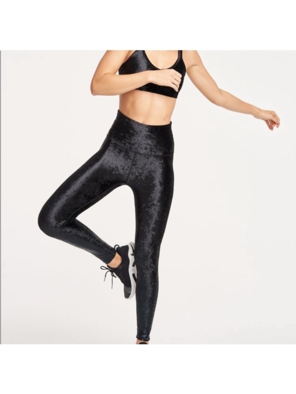 Beyond Yoga Velvet Leggings in Black Size XS